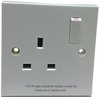 1.005 1G Single switched socket outlet - PACK 10